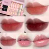 CACE Matte Liquid Lipstick Makeup Sets 4 Colors Lipgloss And 1pc Transparent Lipgloss And 1pc Lip Balm Plumper And Necklace Gift 3