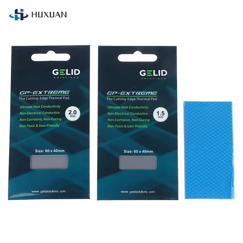 GELID 15W/MK Thermal Pad CPU/GPU Graphics Motherboard Silicone Grease Silicone Pad Heat Dissipation 1Pcs thermal pad