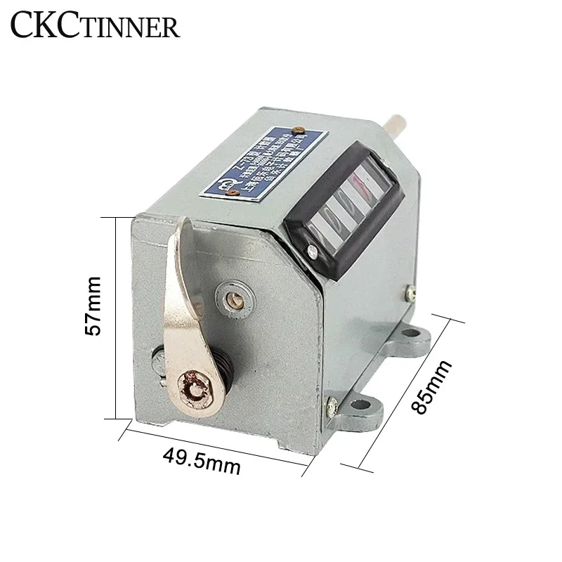 Description Picture 4 of itemResettable digital punch counter 5-digits Counter Mechanical Rotating Speed Meter Z-73 Totalizing Pull Counter
