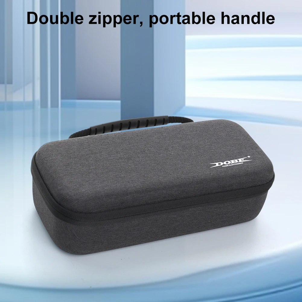 Carrying Case with 8-Bit Game Cartridge Storage Box Protective Travel Bag W/ Mesh Pocket for Switch 2 Game Console & Accessories