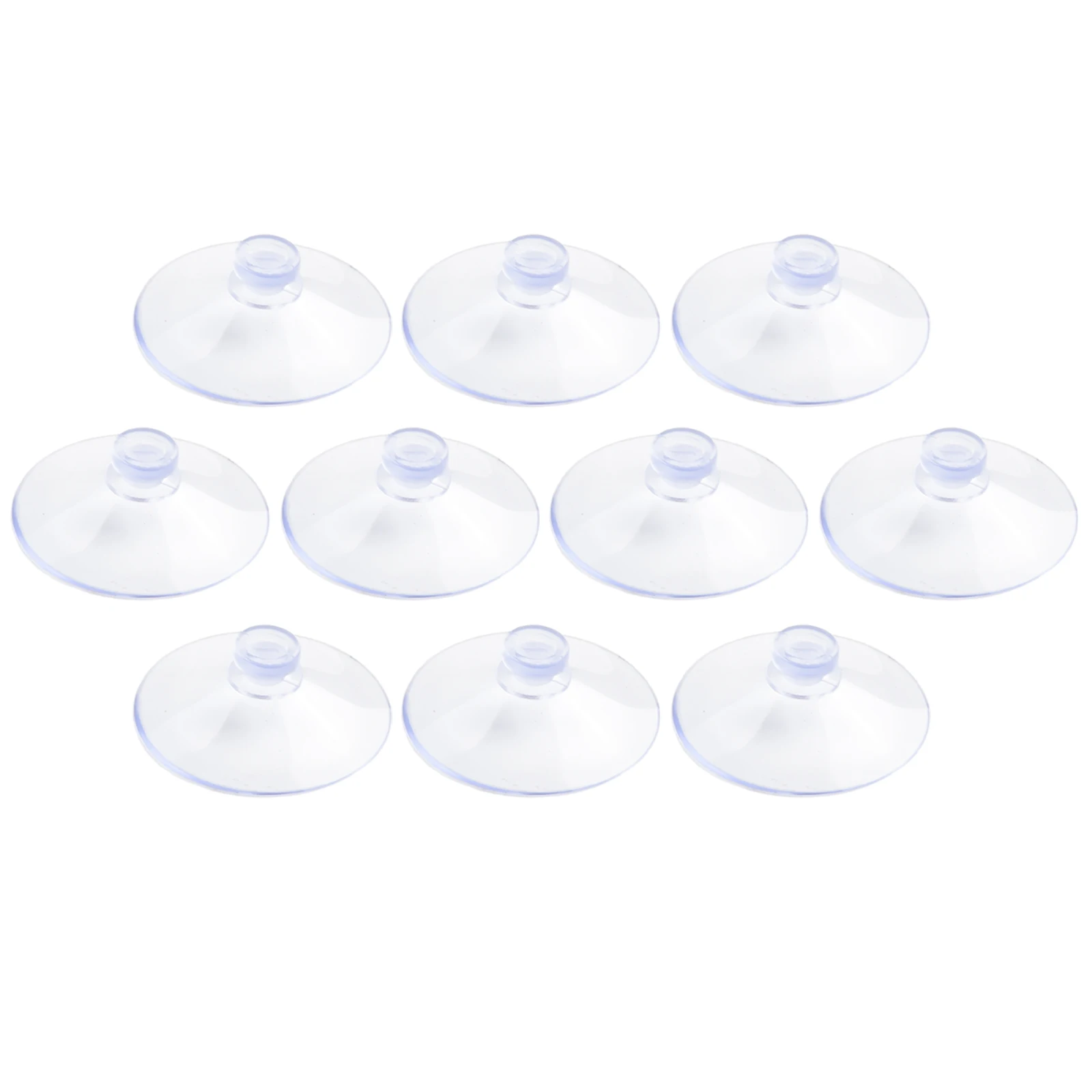 

Transparent Suction Cup Hooks Set of 10 Convenient Removable Design for Kitchen and Bathroom Glass Casement Walls