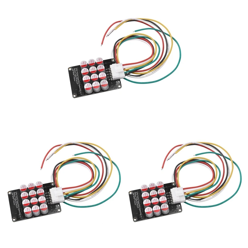 

BAAY 3X 4S 5A Whole Group Balancer Active BMS Board Lithium Lipo Lifepo4 Battery Equalizer Energy Transfer Capacitor