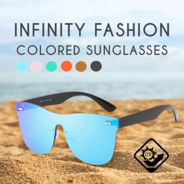 Infinity Fashion Men Mirror Lenses Wooden Sunglasses Multi Color