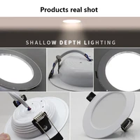 10pcs LED Downlight AC 220V 7W 9W 12W 15W 18W Recessed Round Ceiling Dowm Light Bedroom Indoor Living Room Spotlight Lighting - Image 4