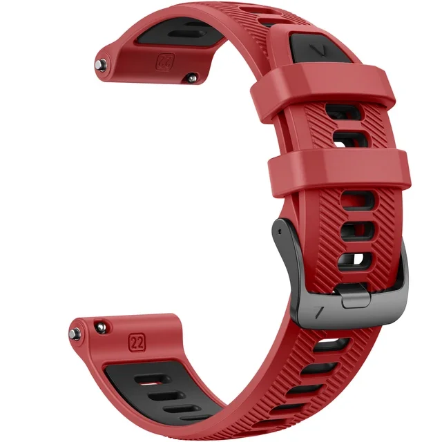 22mm Garmin Silicone Easy Fit Watch Band - Original Bracelet Replacement Strap