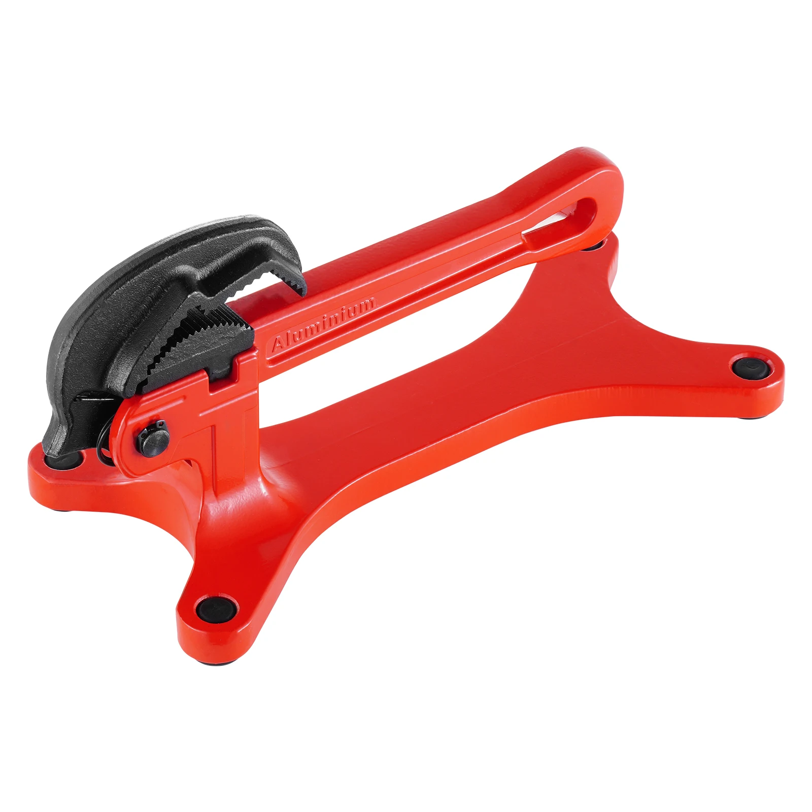 SucceBuy Portable Pipe Vise Lightweight Aluminum Pipe Vise w/ 1/8" to 1-1/2" Clamping Capacity for Onsite Plumbing Installation
