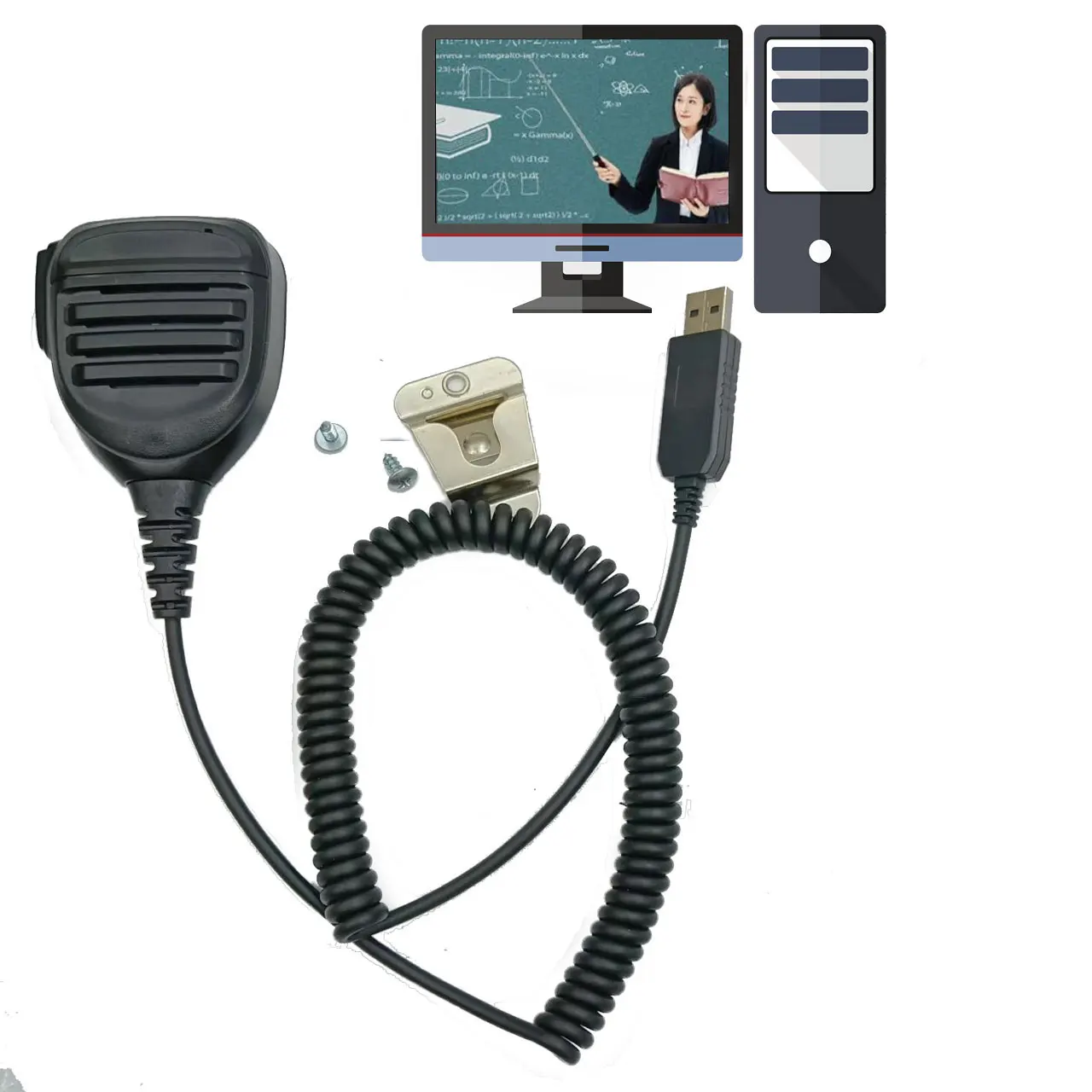 USB microphone conferencing  intercom microphone hold speaking for COMPUTER video