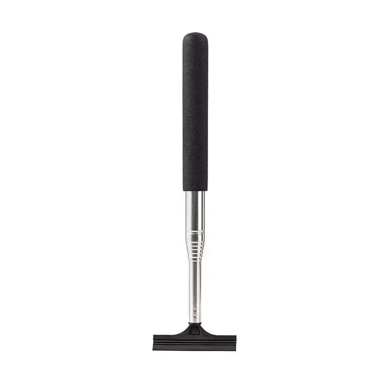 Telescopic Rearview Mirror Retractable Double-side Rod Window Cleaner Squeegee Wiper Brush Glass Cleaning Tool Car Accesories