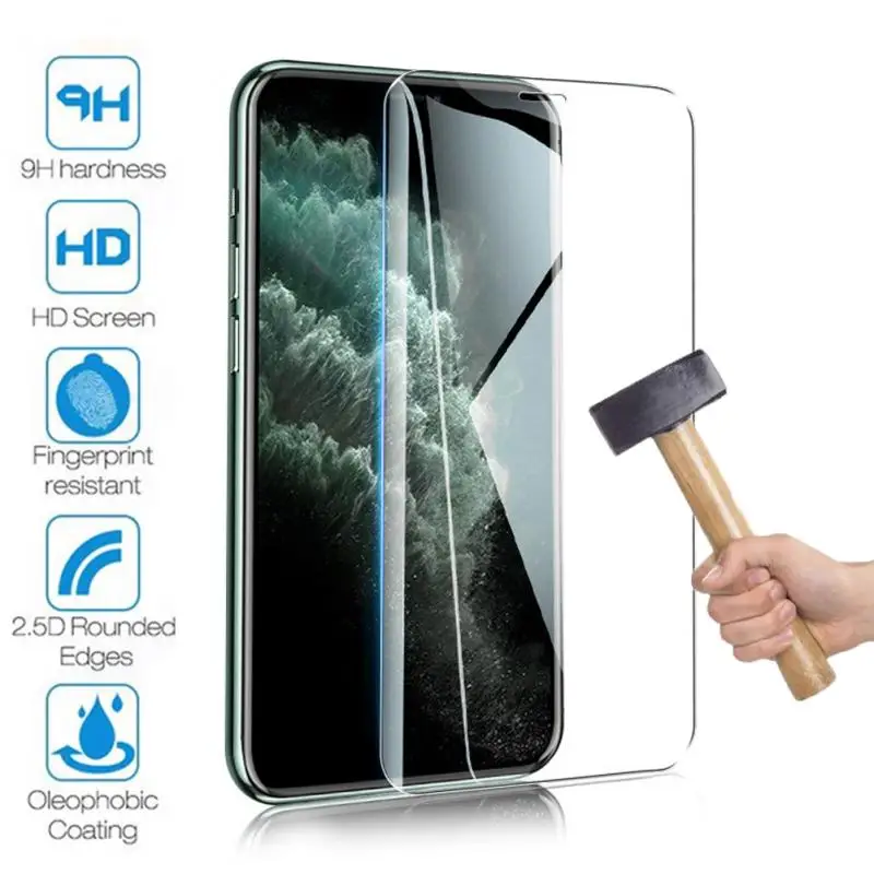 3x Protector pantalla iPhone 15 Pro Max de cristal templado 9H