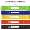 Resistance Bands Set for Men and Women, Pack of 5 Different Levels Elastic Band for Home Gym Long Exercise Workout