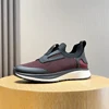 Luxury Men's Mesh Knitted Breathable Sneakers Platform Wear-Resistant Non-Slip Soft Sole Daily Outdoor Sports Shoes Cozy Slip-On 4