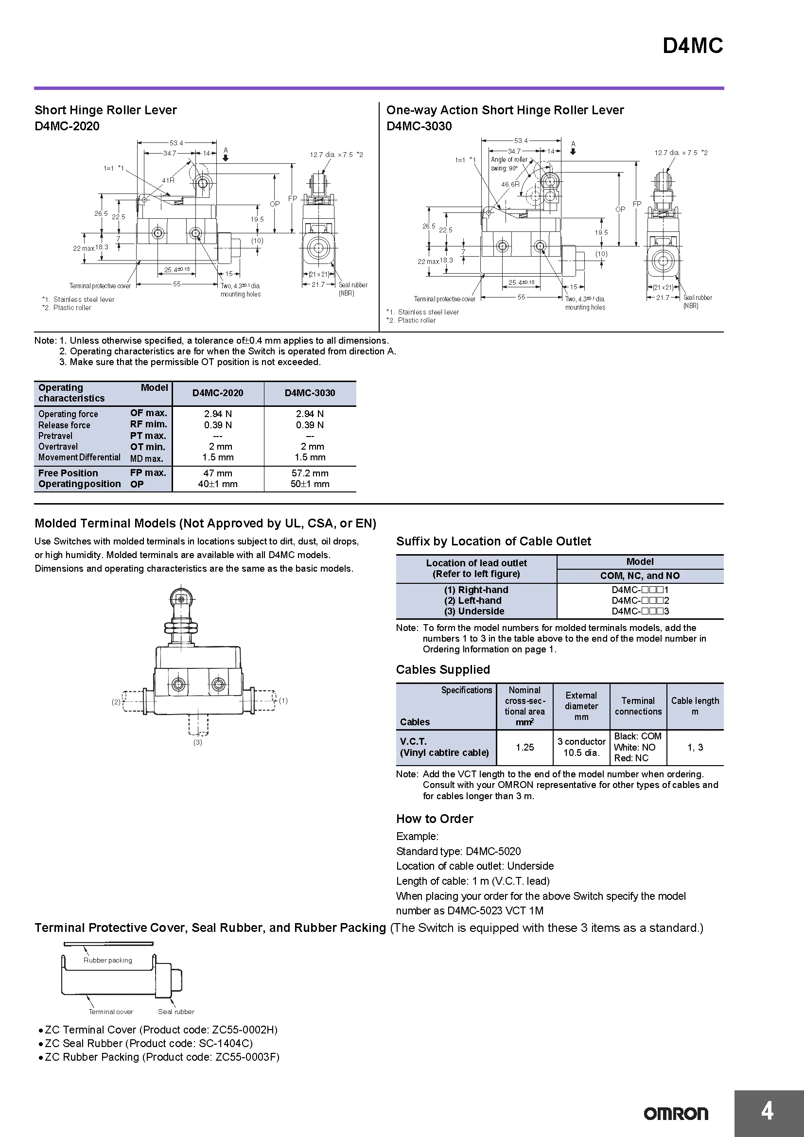 OMRON D4MC Serie Geschlossene Schalter Authentisch Original Neu 5000 D4MC-5020 D4MC-1000 D4MC-2000 D4MC-2020 D4MC-5020-N D4MC-5040-N – Detail 4