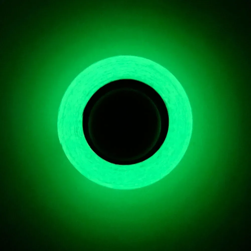 Green Luminous Tapes Self Adhesive Glow in Dark Stickers Stage Decorative Luminous Fluorescent Tape Warning Stickers