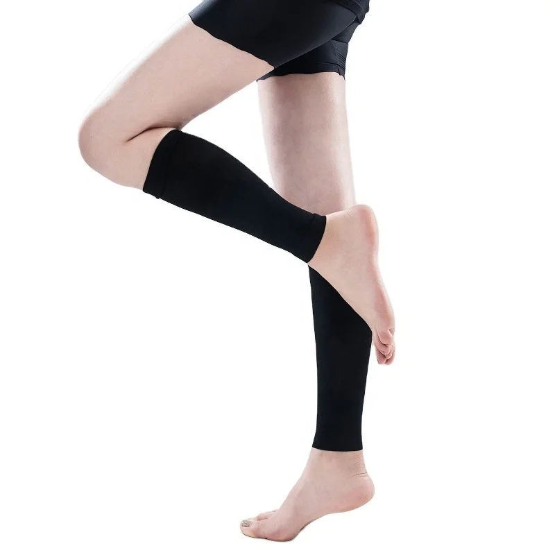 Plus Size S-7XL Running Athletics Compression Sleeves Leg Calf Men 30-40mmHg Toeless Stockings Medical Varicose Veins Sock calf compression sleeves calf compression sleeve