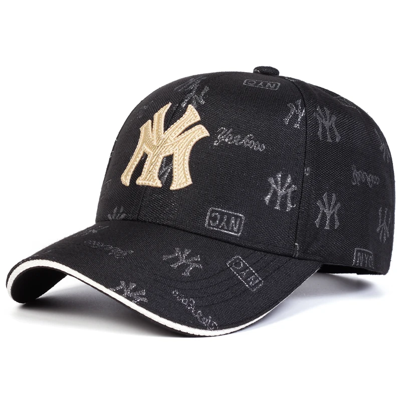 Unisex MY Letter Embroidery Baseball Caps