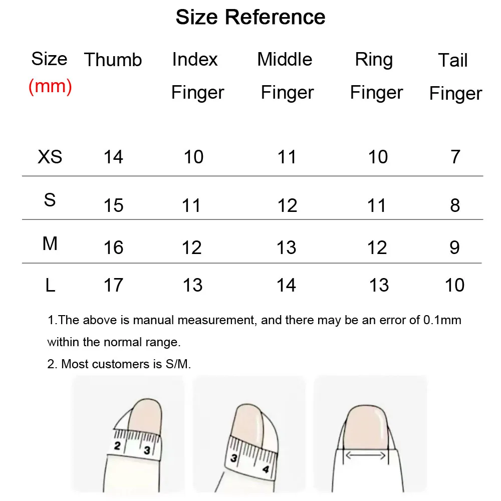 Press On Nails Short False Nails 10 Pcs For Girls