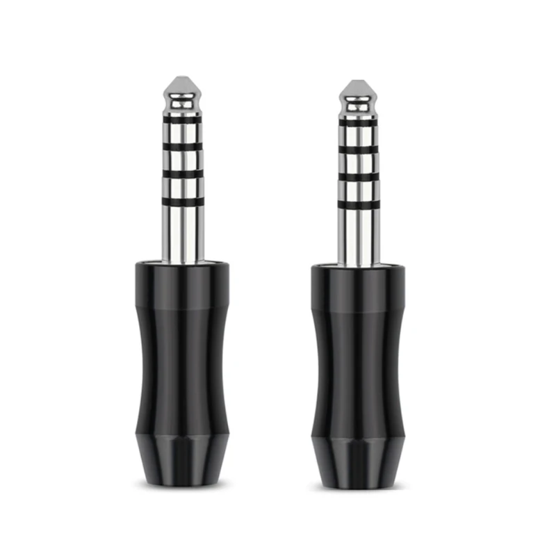 더 나은 음질 경험을 위한 2Pcs 4.4mm 이어폰 플러그 5극 스테레오 오디오 잭 헤드폰 어댑터