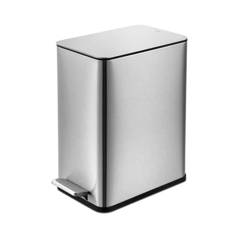 

Gallon Trash Can, Stainless Steel Step On Bathroom Trash Can, Silver Tesla model y trash bin Trash rack Tiny bin Rain barrel wat