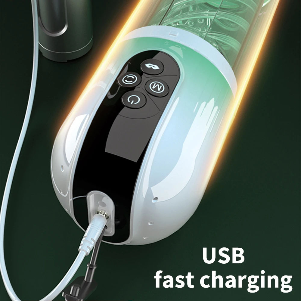 Masturbator, automatische männliche Tasse, rotierende Saugwat SPA, echte Muschi-Masturbationspumpe_voghion.com