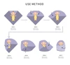 Elinfant Digital Print 1pcs Bamboo Cotton Muslin Swaddle Blankets High Quality 120*110cm 2 Layers Newborn Baby Bath Towel Wrap 6
