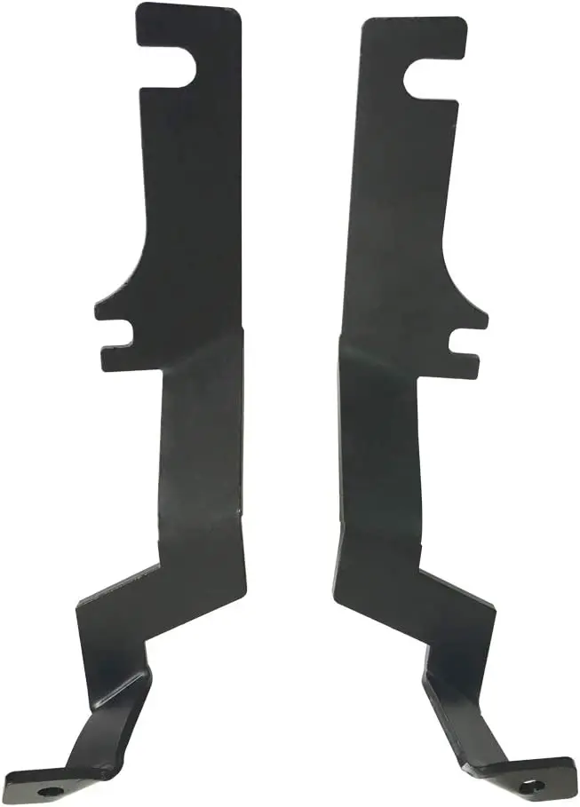 Front Hood Cornor Led Work Lights A Pillar Mounting Brackets Fit For F Ord F150 R Aptor  15--18(1 Pair)