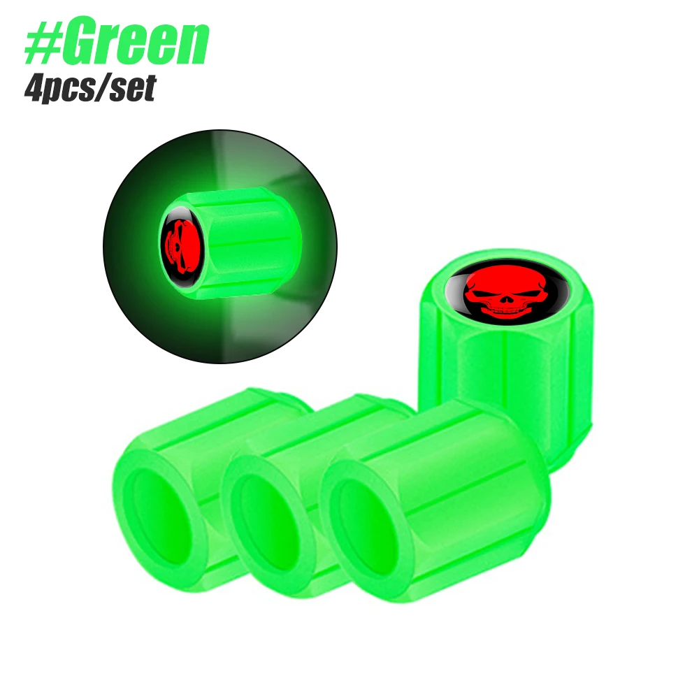 Skull Green-Red