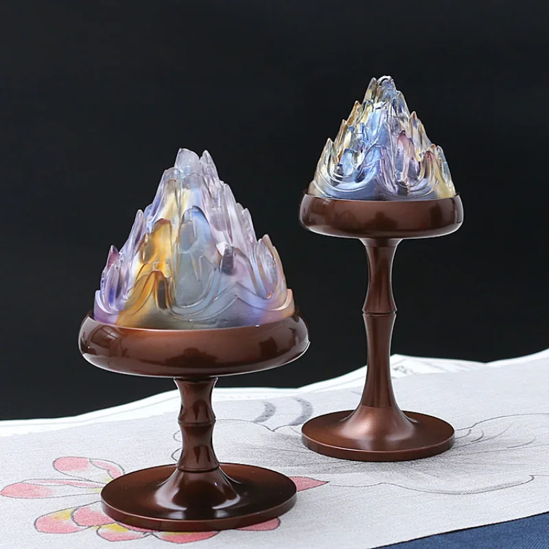 

Furnace Glass Boshan Furnace Copper Shen Sandalwood Furnace Incense Road Tool Pan Incense Household Incense Furnace Ornament