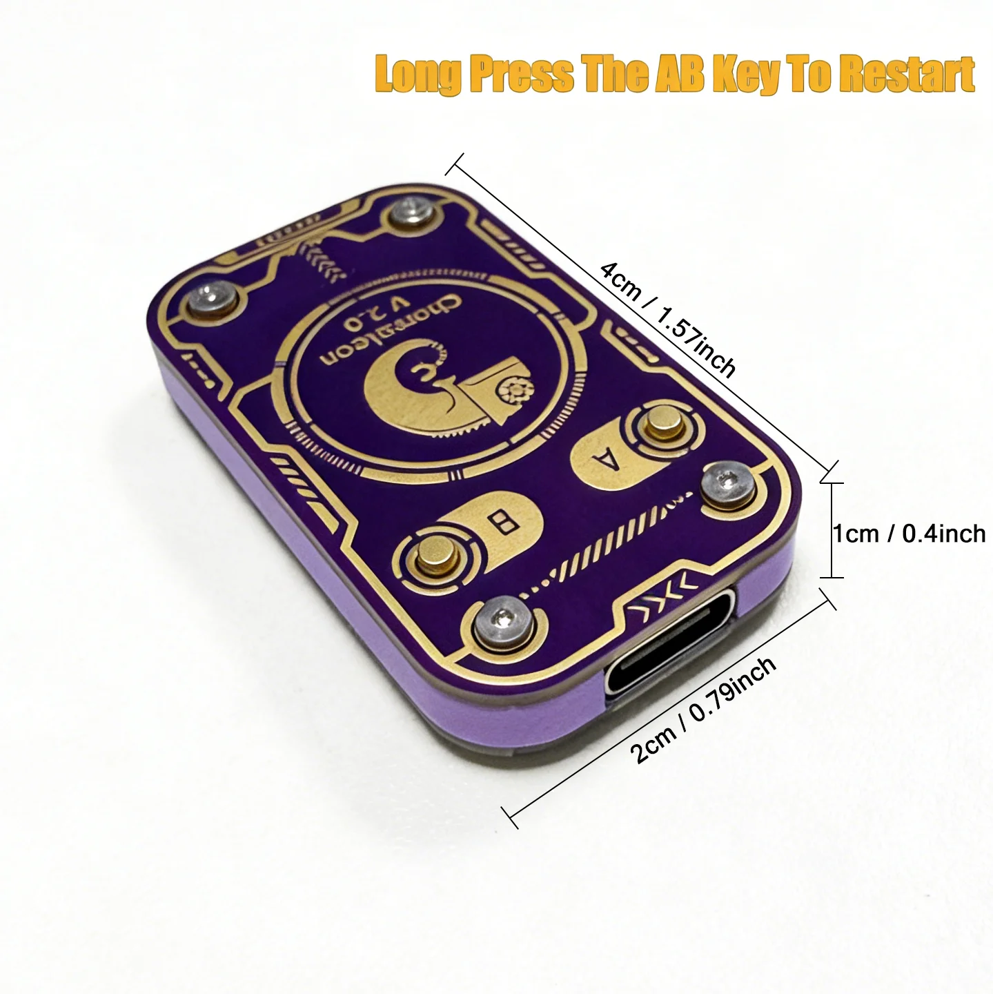 Chameleon Ultra Contactless Smart Card Emulator - Purple NFC Reader and Writer with RFID Smart Chip Copying功能