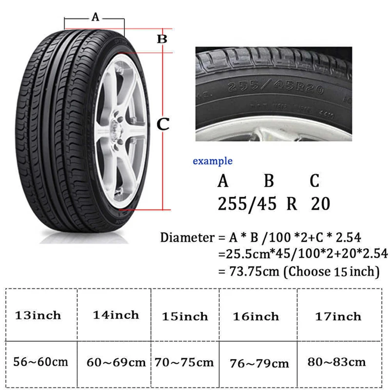14" 15" inch 4WD 4x4 PVC Leather Spare tire cover For Suzuki Jimny Car Tires Cover Case Bag Waterproof Dust-proof accessories 6