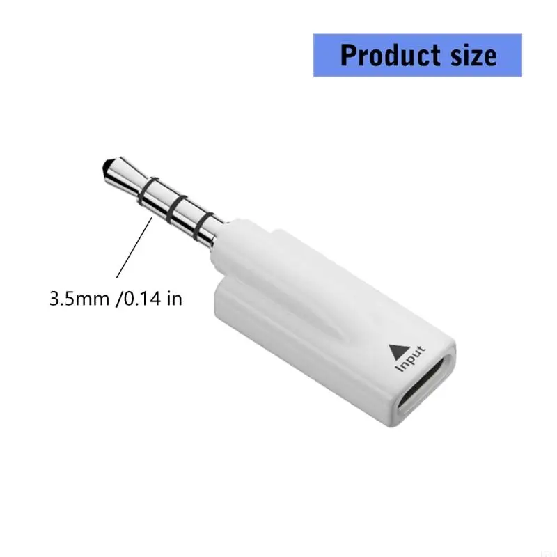 L74A 경량 휴대용 USB C 3.5mm 청각 변환기 여행 및 실외 사용을 위한 충격 방지 하우징