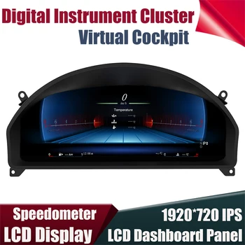 Panel de Instrumentos Digital de 12.3'' para Mercedes Benz Clase E Coupé W207 C207 NTG4.0 10-14, Velocímetro LCD, Odómetro 1