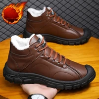 Winter Waterproof Leather Snow Boots for Men 6