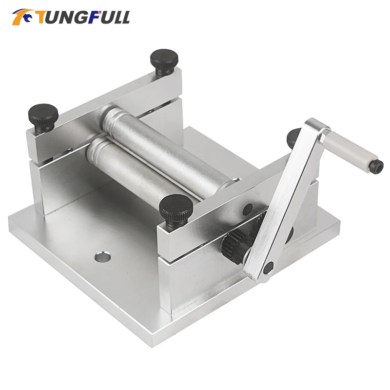 DIY Manual Plate Rolling Machine Soft Metal Tube Bending Machine Household Round Roller Tube Bending Processing Tools tube bender,manual bending machine