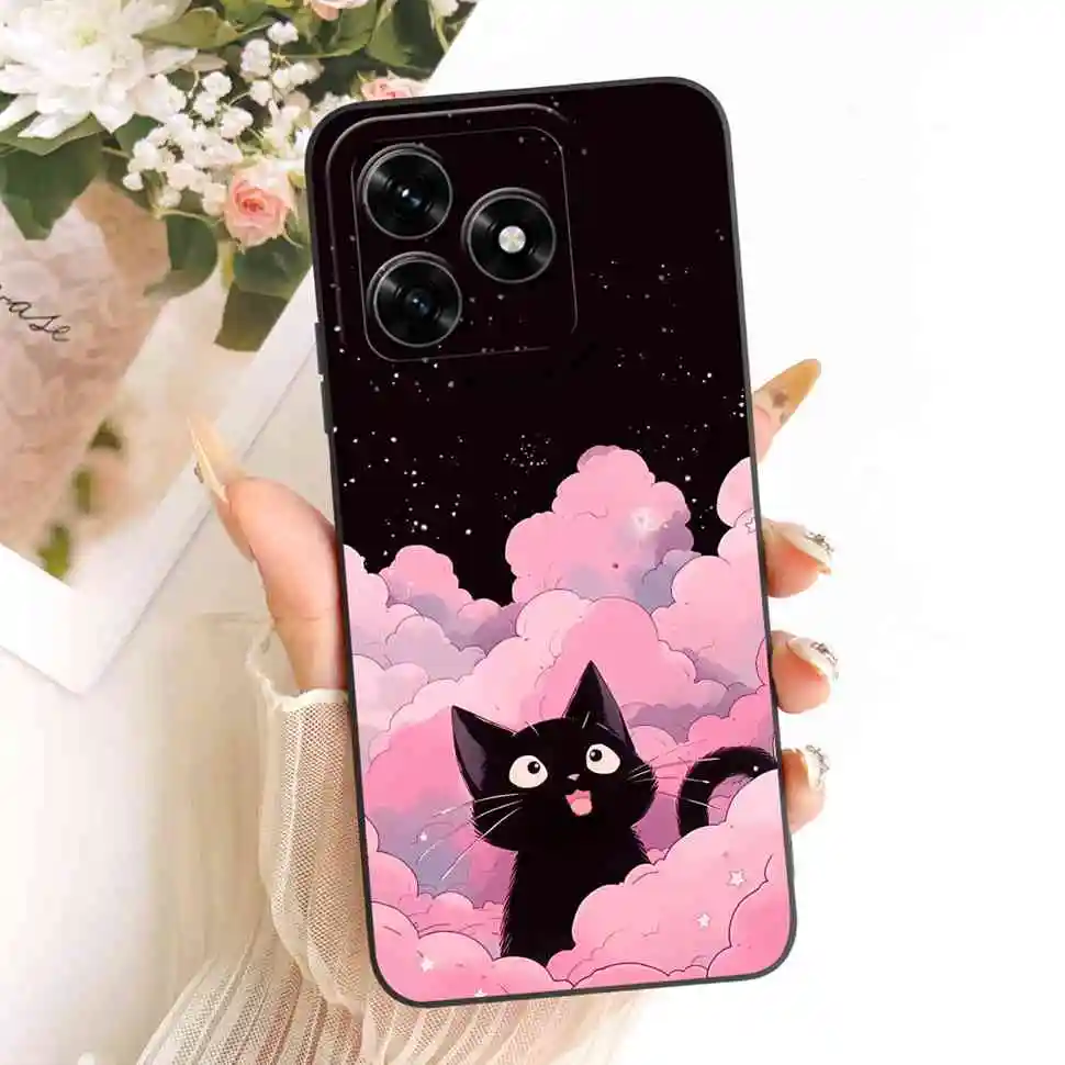 Lovely Sweet Rabbit Panda Soft Silicone Phone Case - Shockproof Bumper Cover