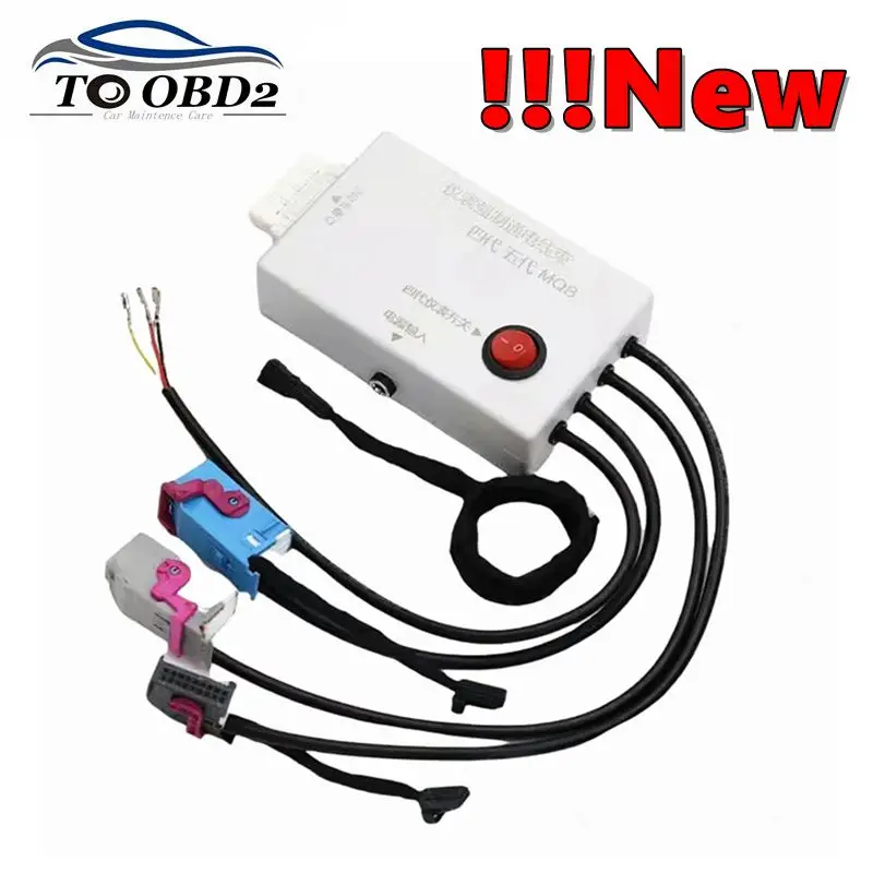 OBD2 Connector OBD2 Extension Cable OBD2 Cable New Upgraded MQB Cluster 12V Power Cable Test Platform for Volkswagen Audi Instrument Panel Startup Repair Light Test Platform