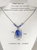 Game Love And Deepspace Rafayel Necklace Blue Shell Pendant Choker Chain Unisex Cosplay Prop Jewelry Couple Gifts 6