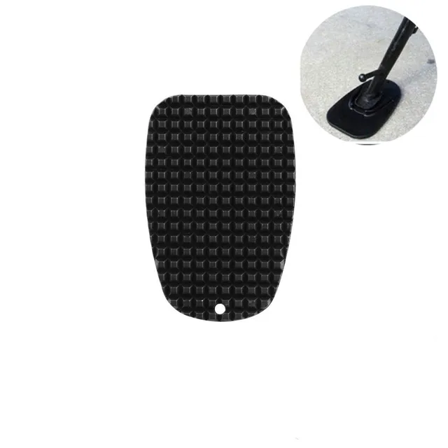 Motorcycle Kickstand Pad Plate Support Accessory Black Soft Ground, Grass, Hot Pavement, Outdoor Parking, Anti Sinking