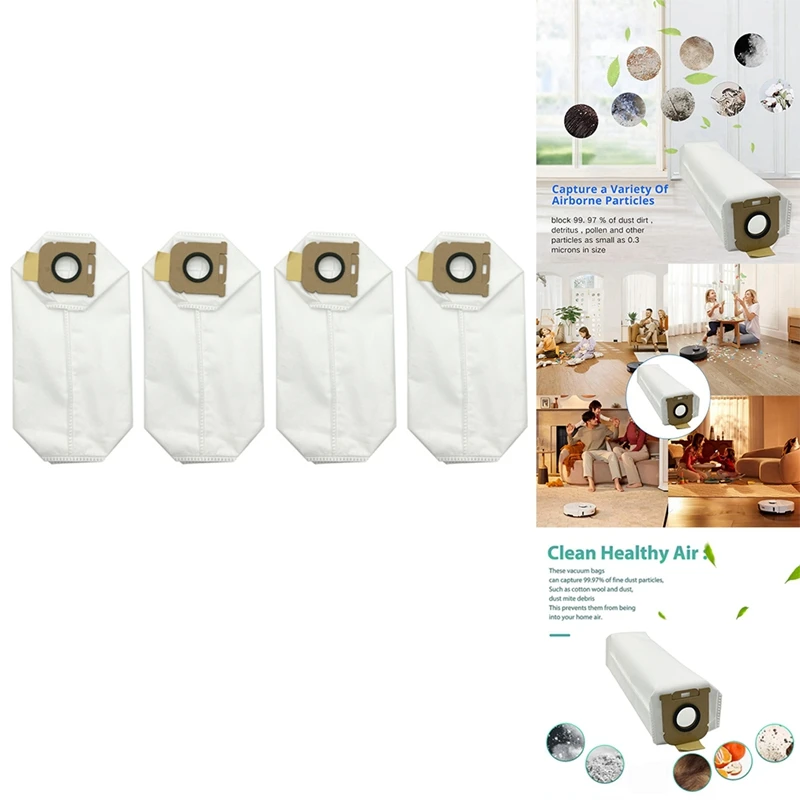 

Dust Bag For Dreame Z10 Station Robot Vacuum Cleaner Dust Bag Accessories Non-Woven Garbage Bag