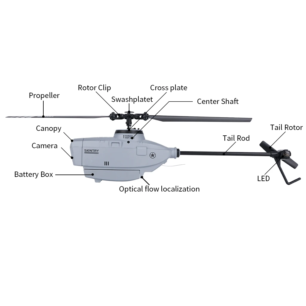 높이 C128 RC 드론 FPV 헬리콥터, 6 축 전자 자이로스코프, 기압, C127, 2.4G, 4CH, 720P 카메라