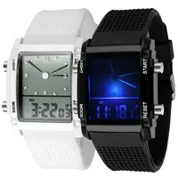 Electronic Wrist Watch Men Waterproof Digital Display Fashion Couple LED Luminous Digital Watch Student 1