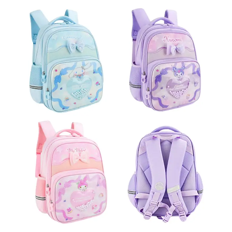 sanrioed-kuromi-melody-cinnamoroll-children-backpack-cute-schoolbag-student-cartoon-large-capacity-shoulder-bag-gift-for-friend