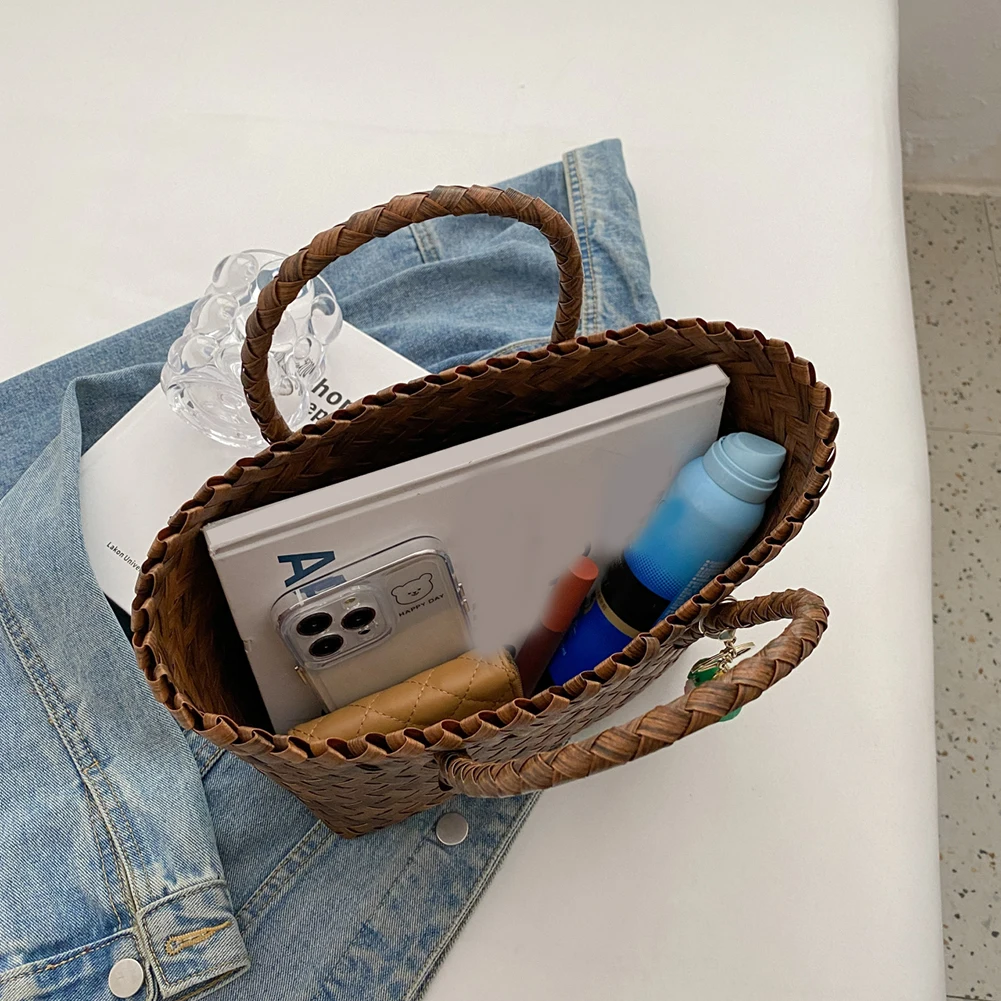 Woven Women Handbag Large Capacity Summer Beach Tote