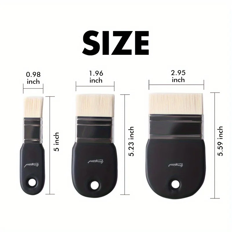 Nylon bristle brush sub board brush, painting brush, painting paint water brush painting brushes
