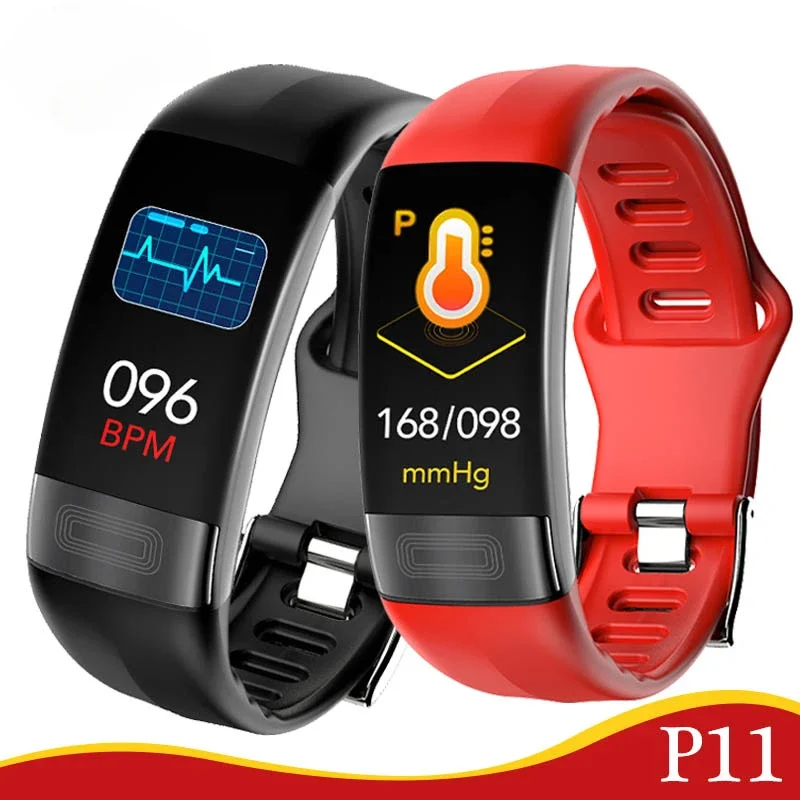 스마트 워치 남성용 피트니스 트래커 팔찌, ECG HRV 스포츠 스마트워치, 여성용 IP67 방수 PK M6 M5 스마트 밴드, 샤오미 Oppo 