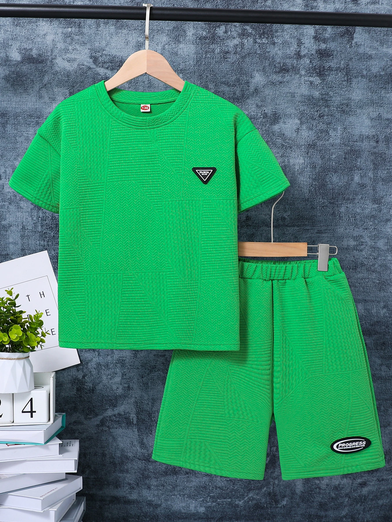 Dayong 3D digital printing leisure sports new products in boys' summer suits