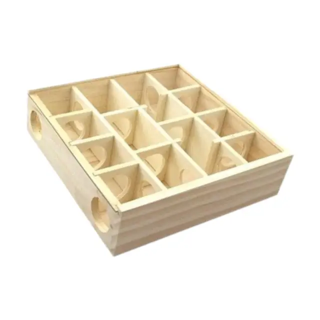 Maze Tunnel Toy Enrichment Playing Hiding Tool Exercising Hamster Room Multi Chamber Hideout Hamster Digging Box Pet Habitat 2