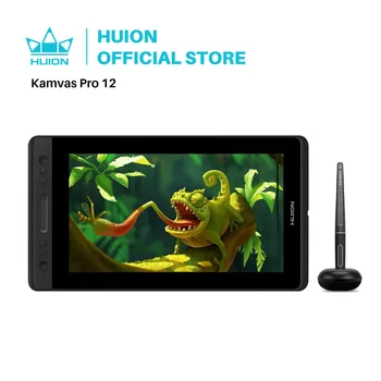 HUION KAMVAS Pro 12 Digital Tablet GT-116 Battery-Free Pen Display Drawing Tablet Monitor with Tilt Function AG Glass 8192 level 1