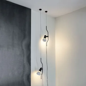 Italy Parentesi Modern Hanging Suspension Lamp – Adjustable Floor Pendant Light with Plug for Living Room & Bedroom 1