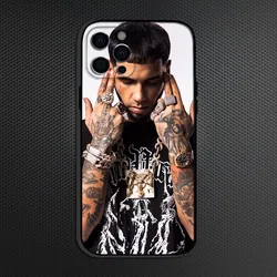 Anuel AA Black Soft Silicone Phone Case - Stylish Rapper Design Cover - iPhone 13 Mini (Z1)