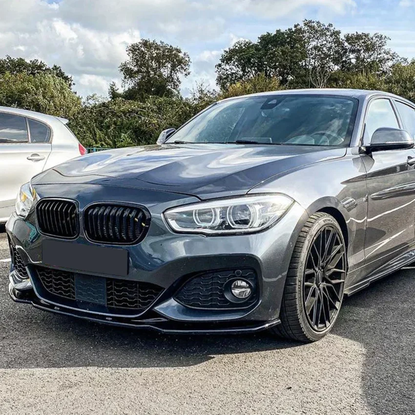 

For BMW 1 Series F20 F21 118i 120i 120d M135i M140i M-Pack 2015-2019 Maxton Style Front Bumper Lip Splitter Spoiler Body Kit New